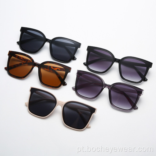 Novos óculos de sol Retro net red simples moda masculina e feminina viagens de rua de tiro Óculos de sol decorativos europeus e americanos
